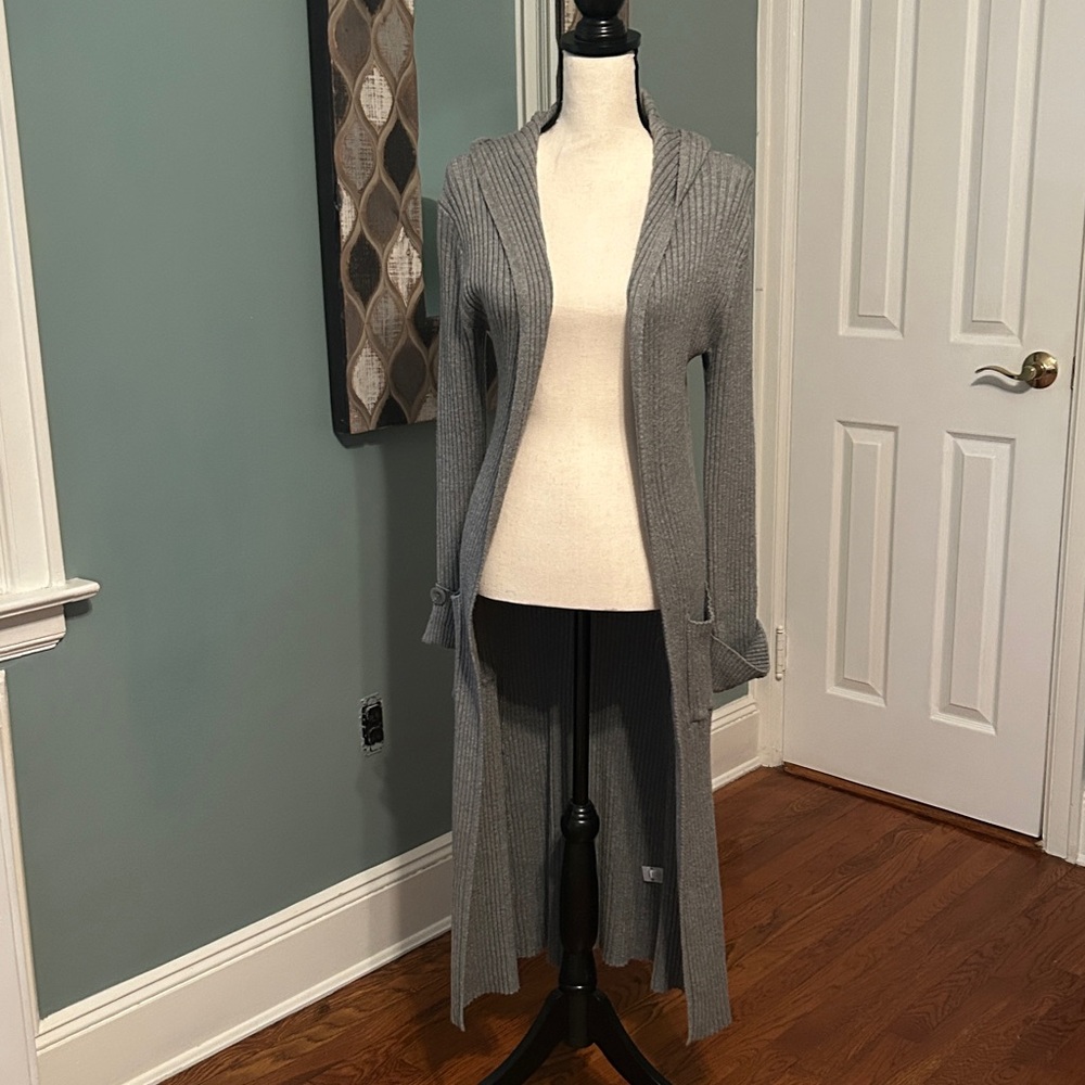 VENUS Gray Knit Cardigan